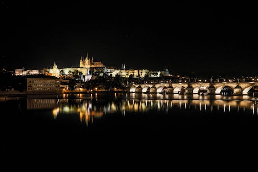 Praha v Nočním Světle: Průvodce Fotografováním Světelných Instalací
